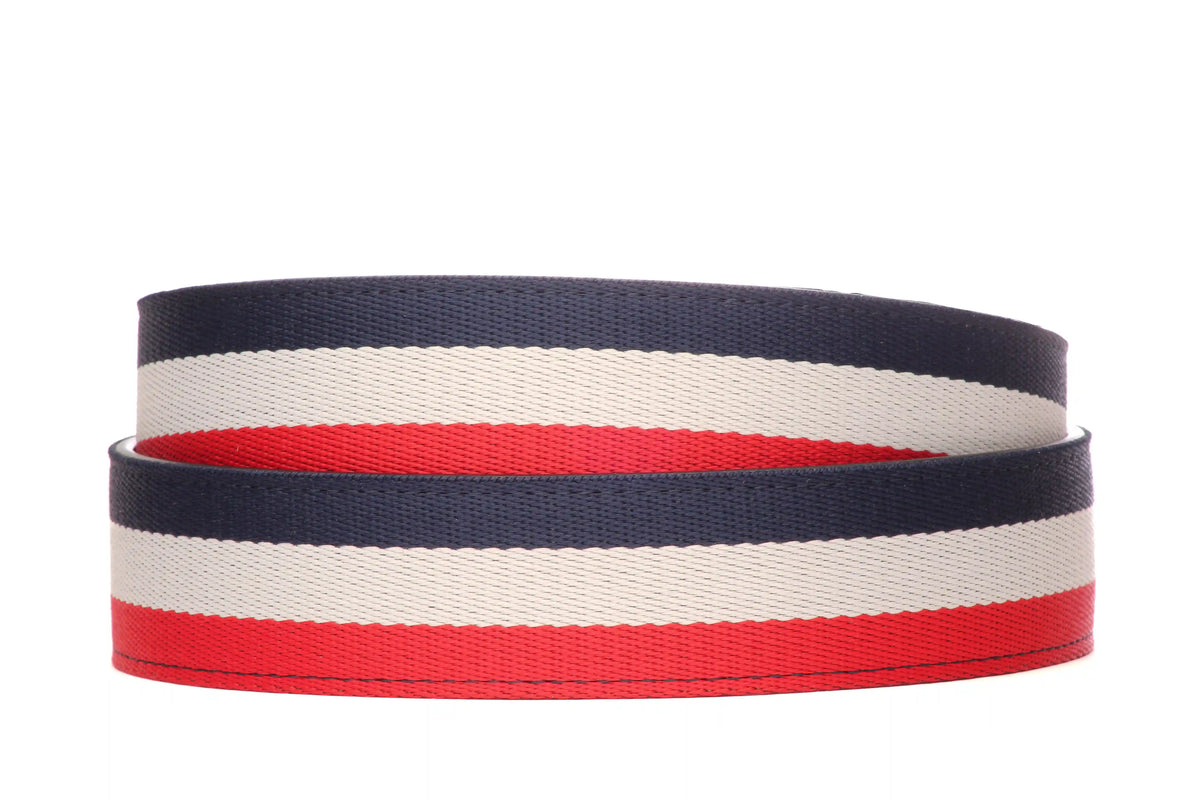 1.5" Red, White, and Blue Cloth Strap