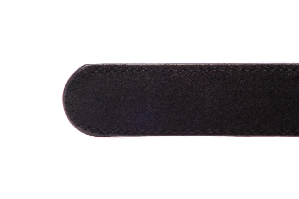 1.25" Black Micro-Suede Strap