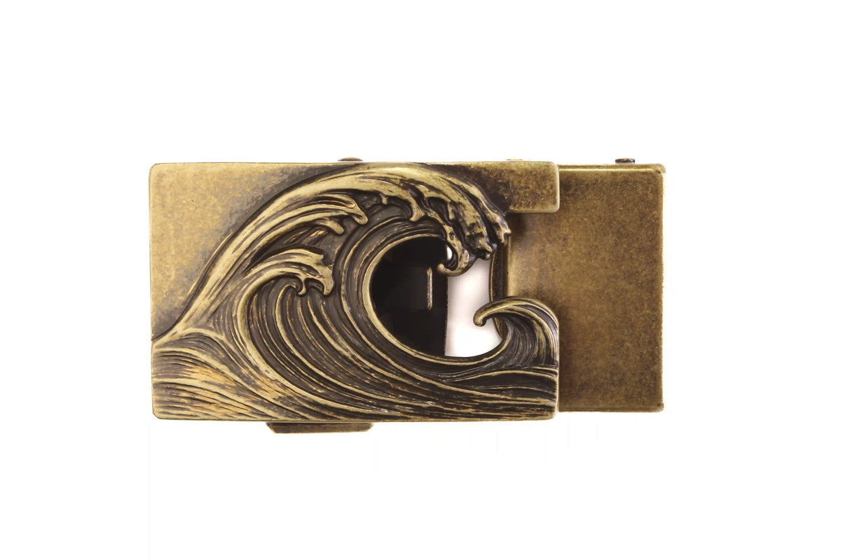 1.5" Wave in Antiqued Gold