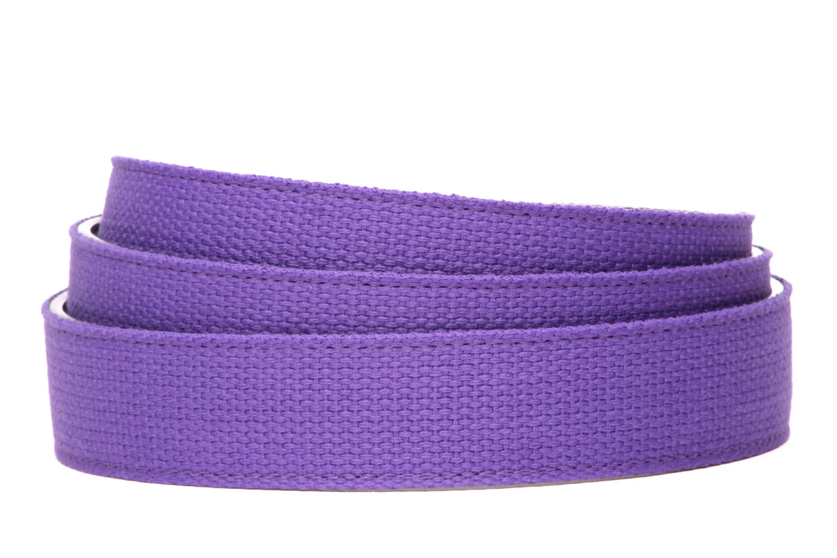 1.25" Purple Canvas Strap