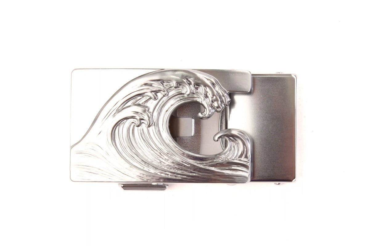 1.5" Wave in Silver