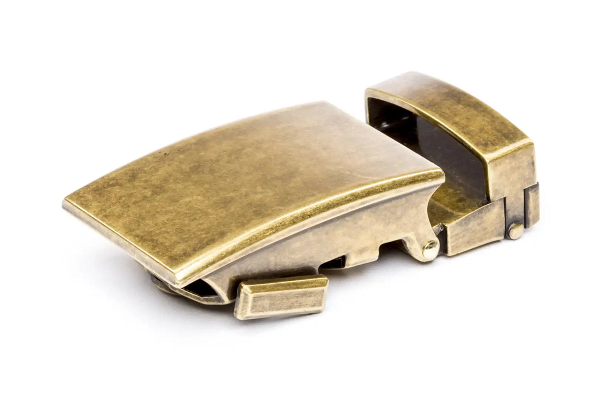 1.25" Classic Buckle in Antiqued Gold