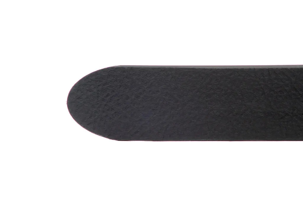 1.25" Black Anson Invincibelt in Leather Grain