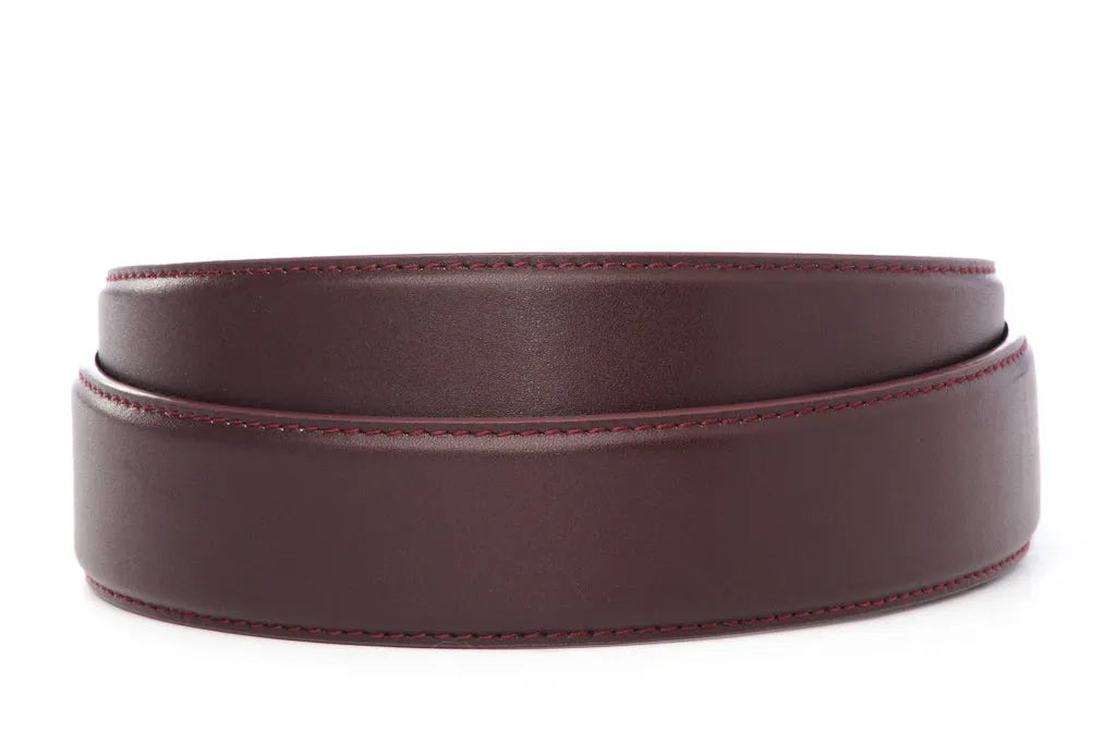 1.5" Oxblood Leather Strap
