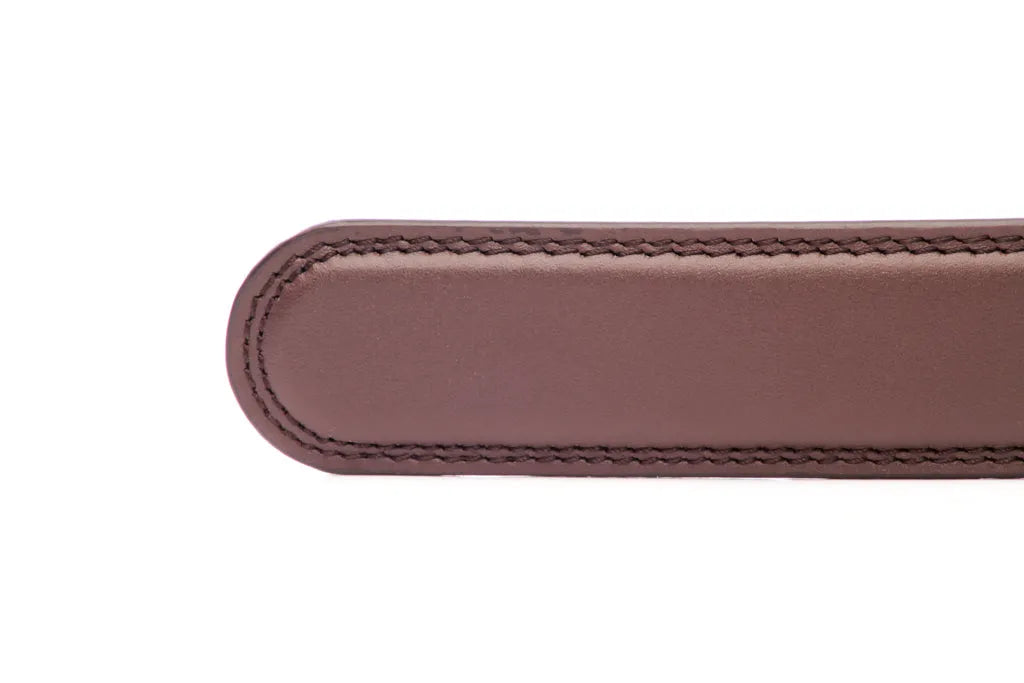 1.25" Chocolate Leather Strap