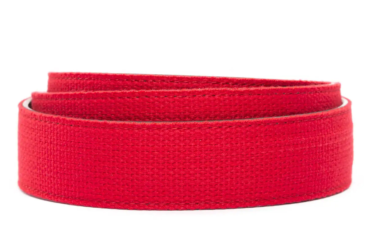 1.5" Red Canvas Strap