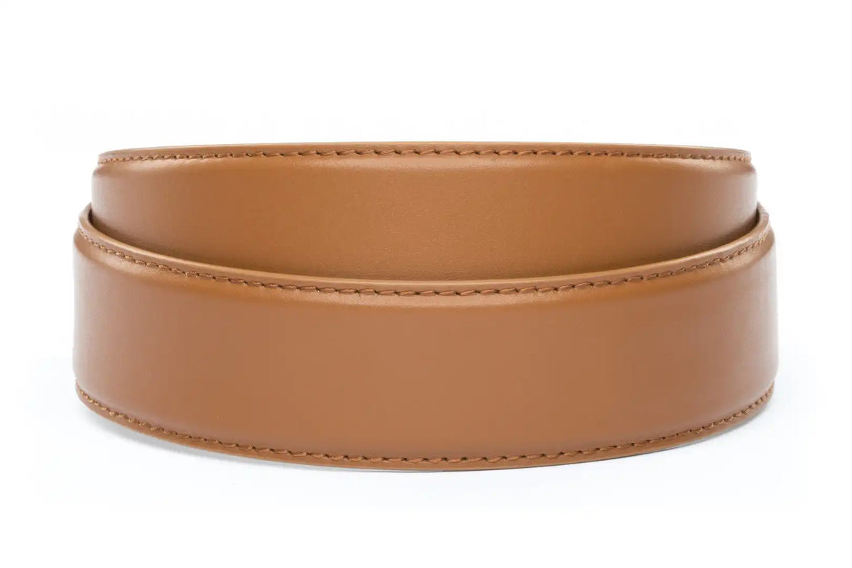 1.5" Saddle Tan Leather Strap