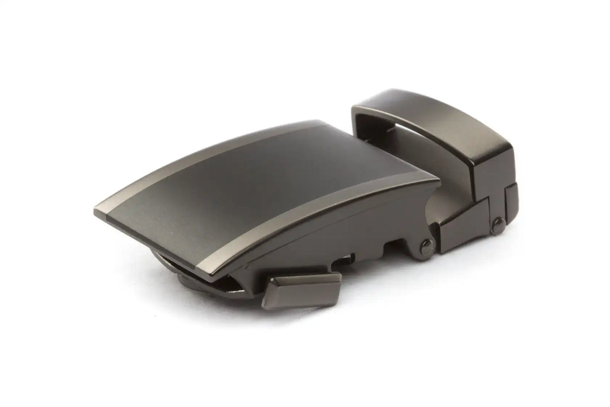 1.25" Onyx Buckle in Matte Gunmetal