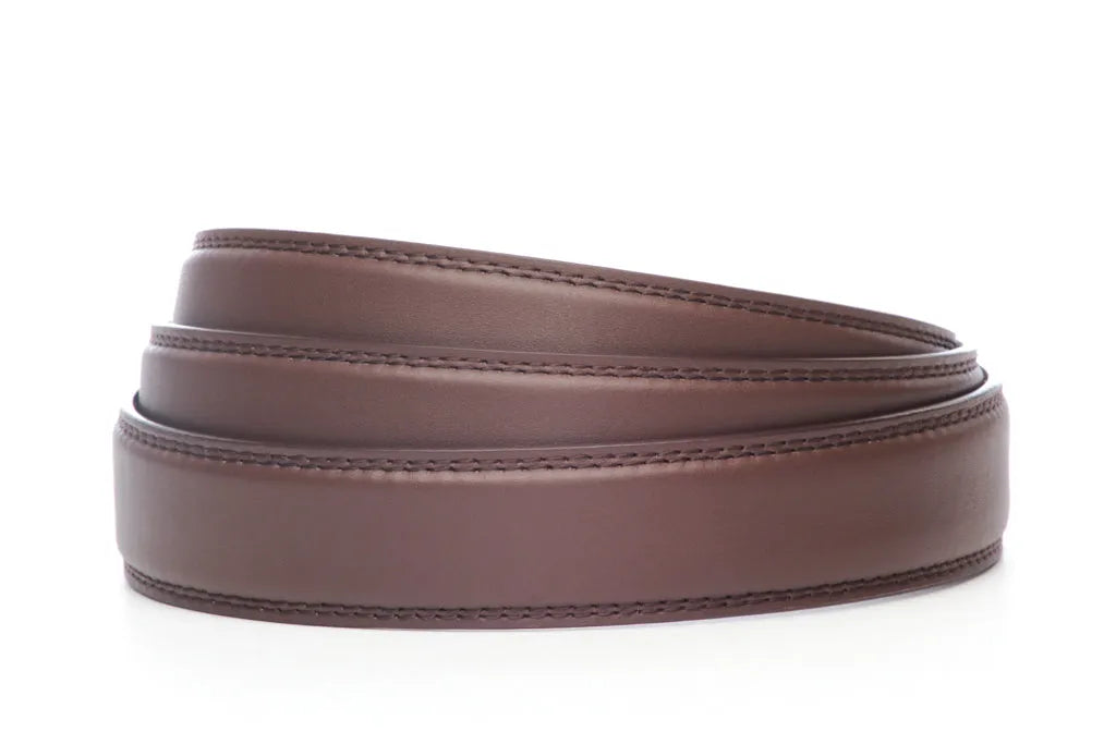 1.25" Chocolate Leather Strap
