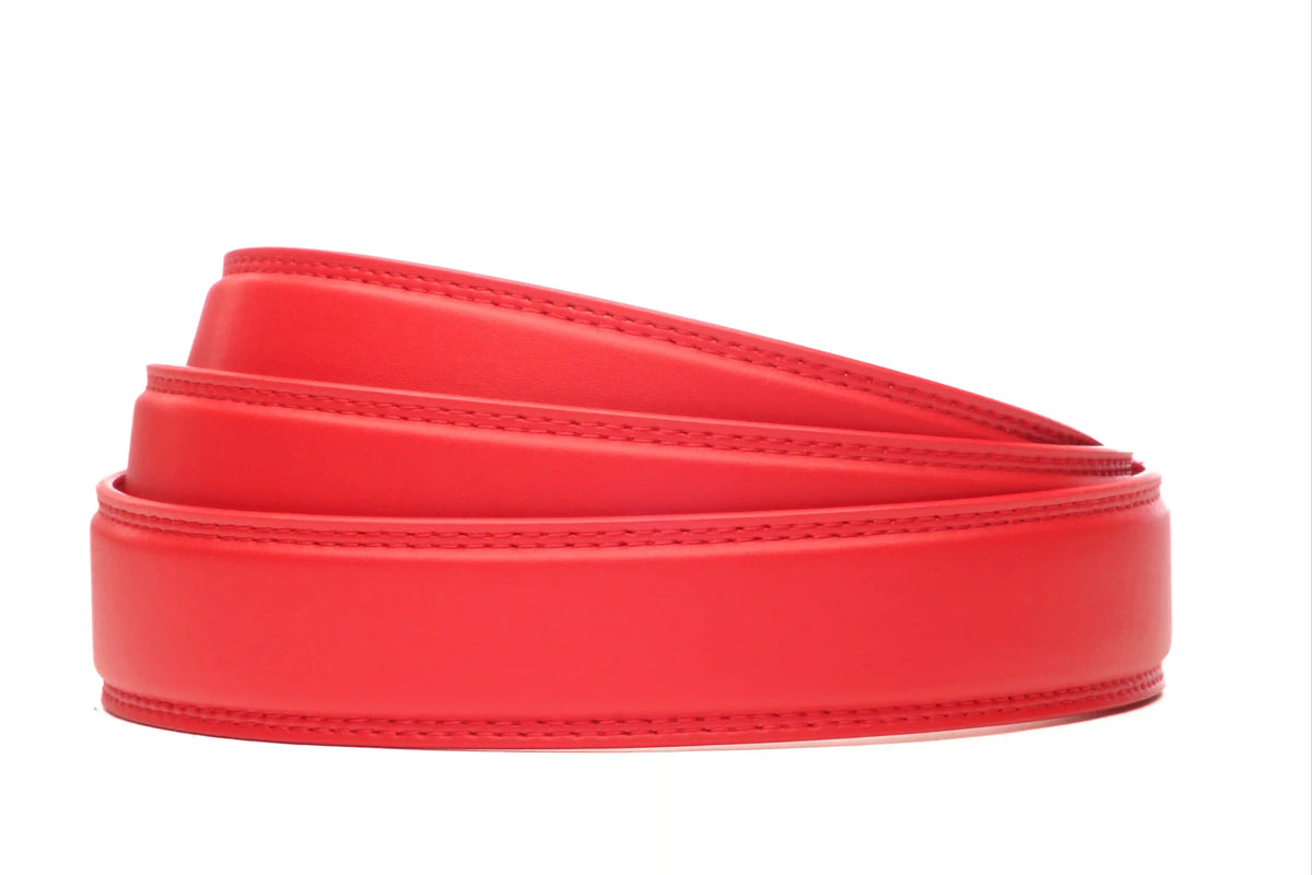 1.25" Red Microfiber Strap