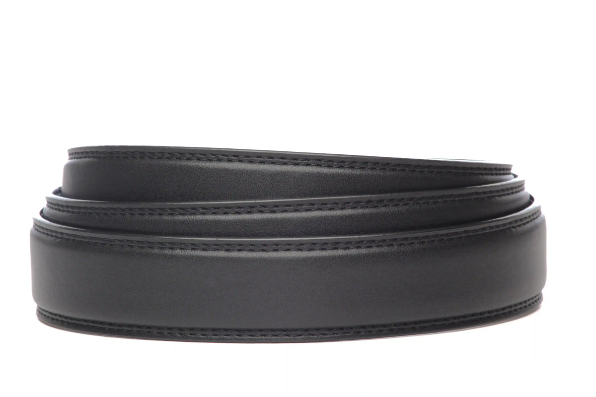 1.25" Black Microfiber Strap
