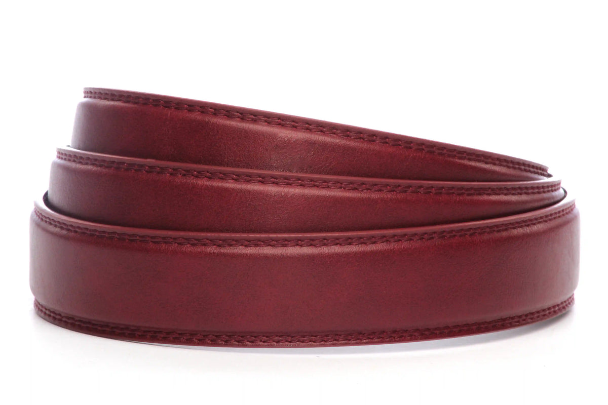 1.25" Cranberry Micro-Patina Strap