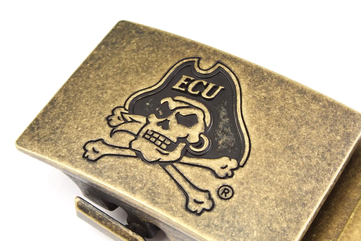 1.5" ECU Jolly-Roger Buckle in Antiqued Gold