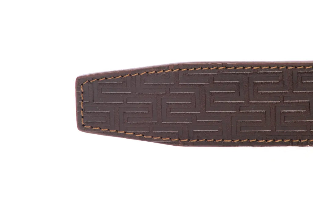 1.5" Chocolate Vegetable Tanned Leather - Signature Strap