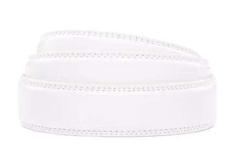 1.25" White Microfiber Strap