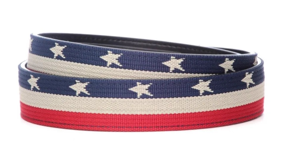 1.5" Stars and Stripes Canvas Strap