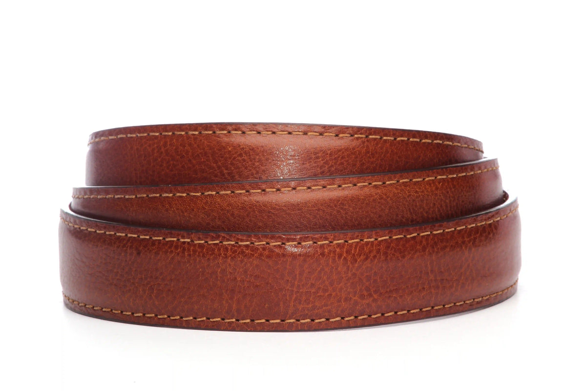 1.25" Cognac Italian Calfskin Strap