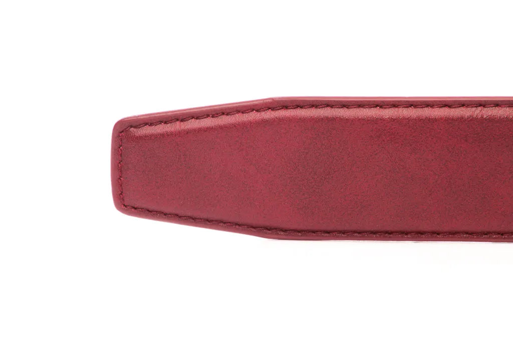 1.5" Cranberry Micro-Patina Strap