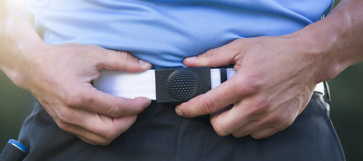 1.5" Anson Golf Buckle in Black