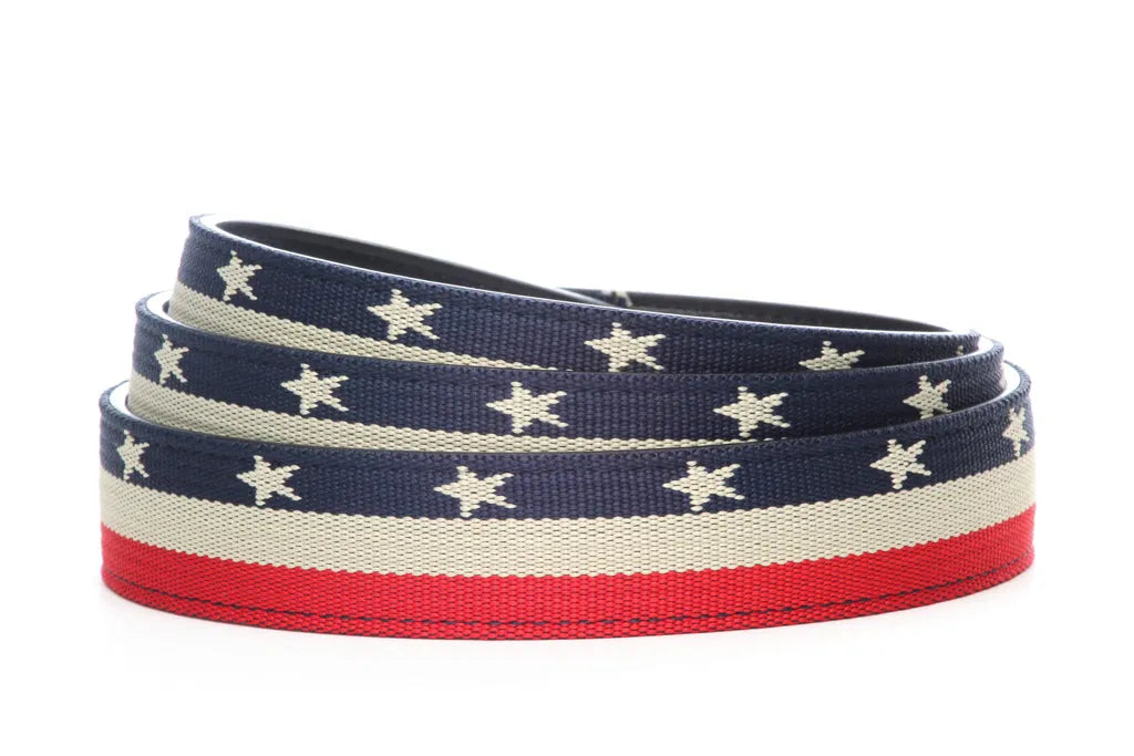 1.25" Stars and Stripes Canvas Strap