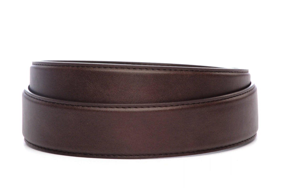 1.5" Dark Brown Micro-Patina Strap