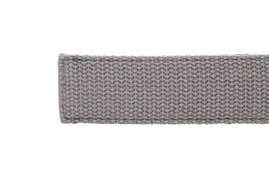 1.25" Grey Canvas Strap