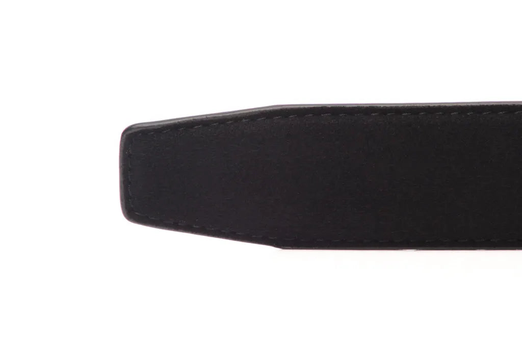 1.5" Black Micro-Suede Strap
