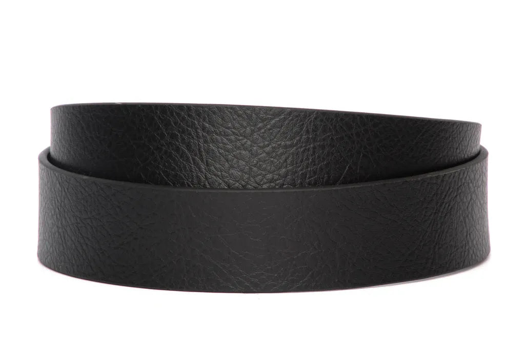 1.5" Black Anson Invincibelt in Leather Grain