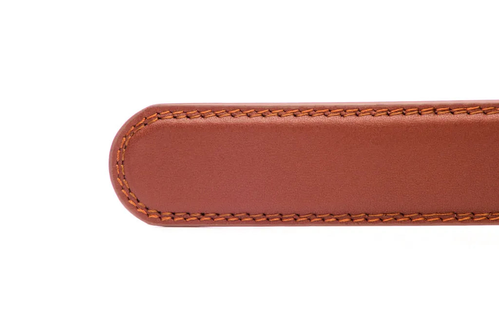 1.25" Cognac Leather Strap